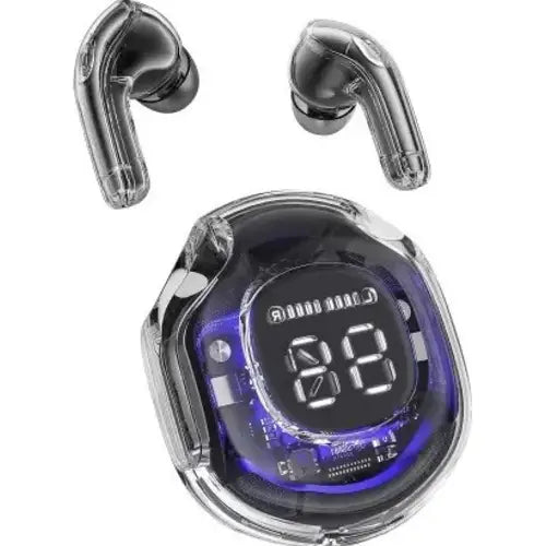 Air39 Wireless Earbuds | Air39 Airpods | Air39 Earbuds Crystal Clear Sound, Bluetooth 5.3, Transparent Case